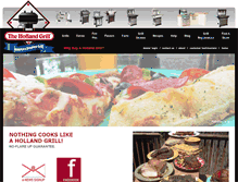 Tablet Screenshot of hollandgrill.com